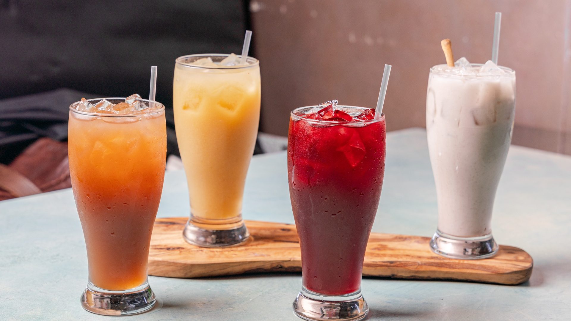 Frozen margaritas and ice-cold drinks