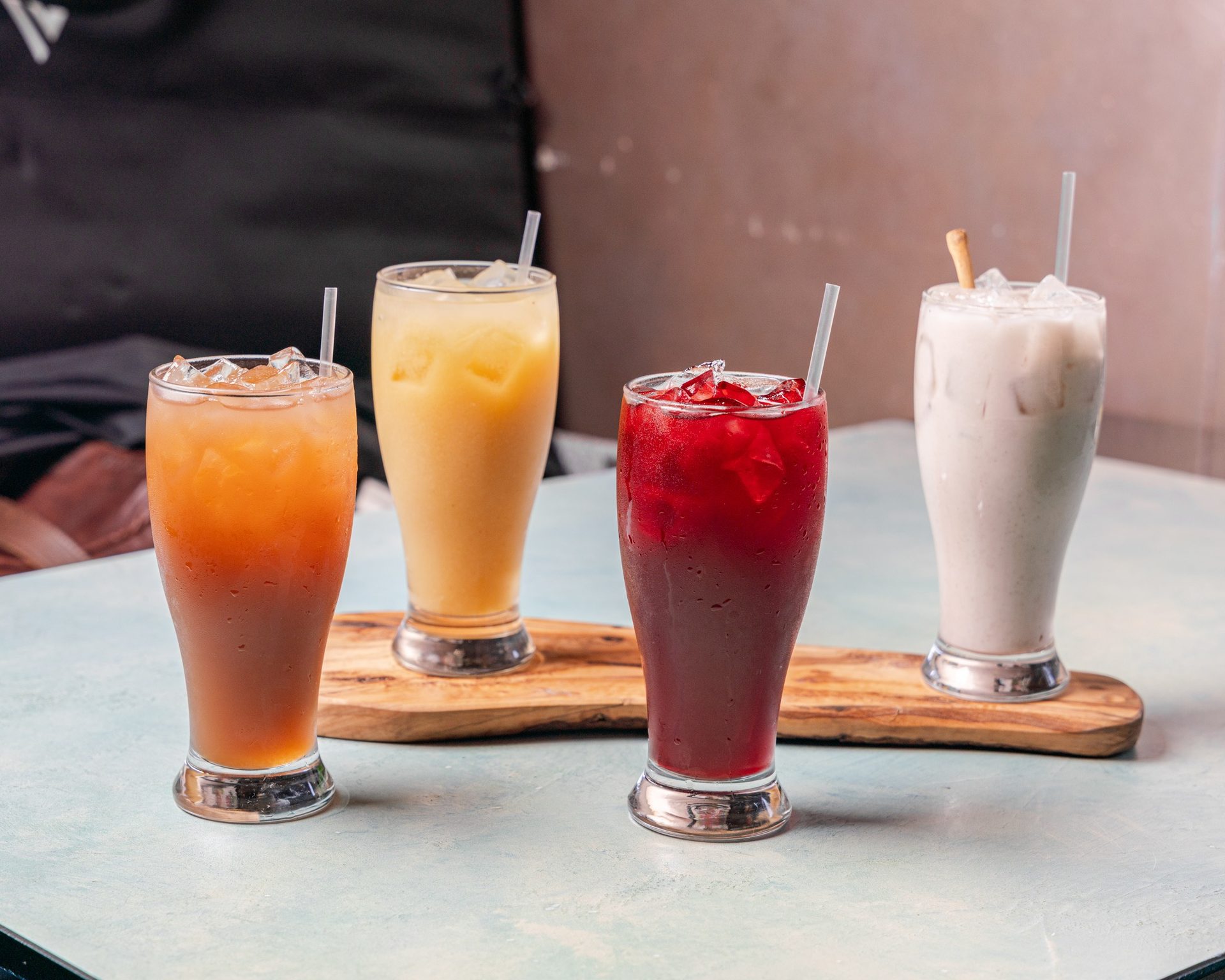 Frozen margaritas and ice-cold drinks