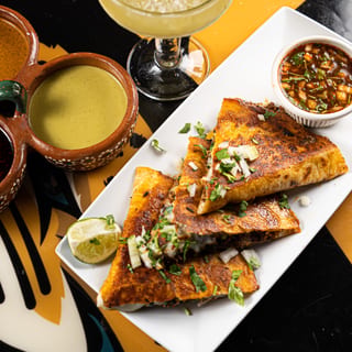 Quesabirria with Consome (Cheesy Birria Tacos with Broth)