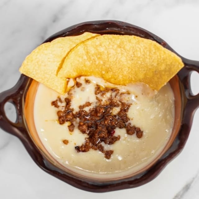 Queso Fundido (Melted Cheese Dip).