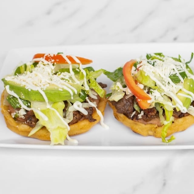 Sopes (Thick Corn Cakes).