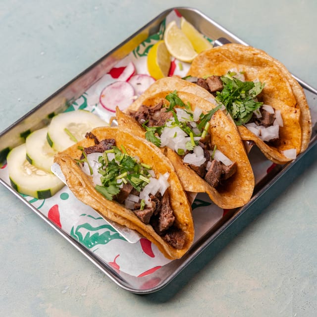Lengua Taco (Beef Tongue Taco).