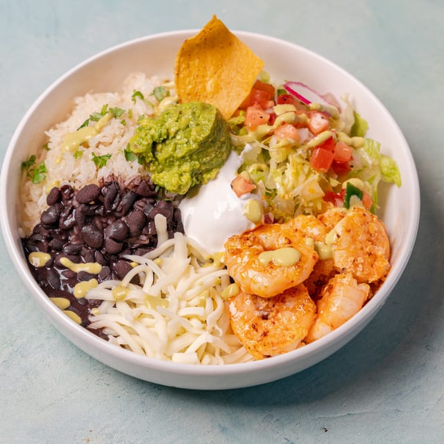 Baja Shrimp Bowl.
